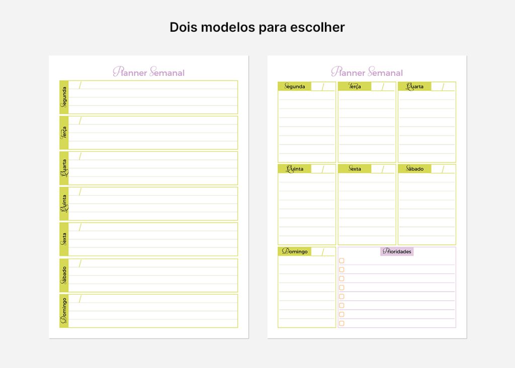 Planner Semanal A5 Para Imprimir Download