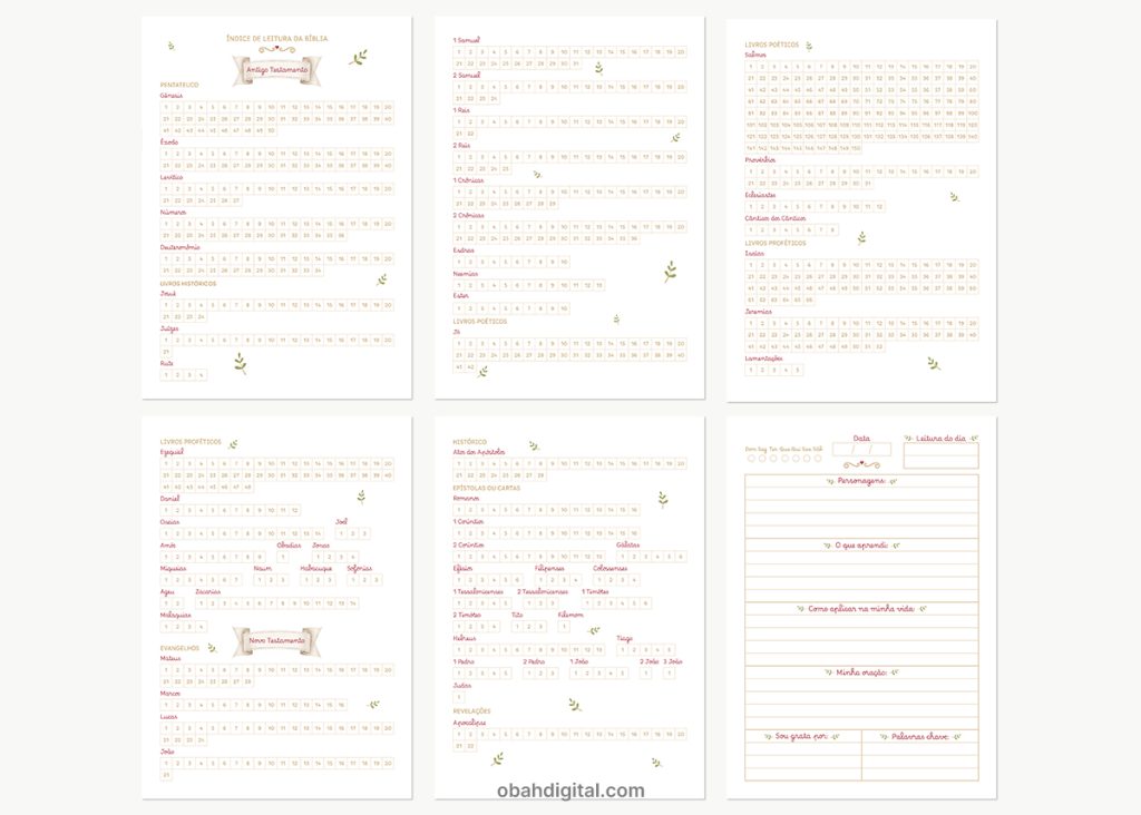 Planner Devocional A5 Para Imprimir Download