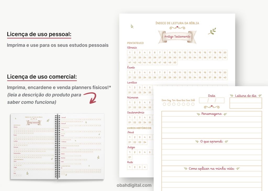 Planner Devocional A5 Para Imprimir Download