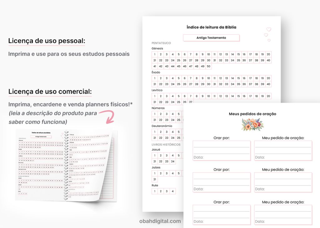 Planner Devocional A5 Para Imprimir Download