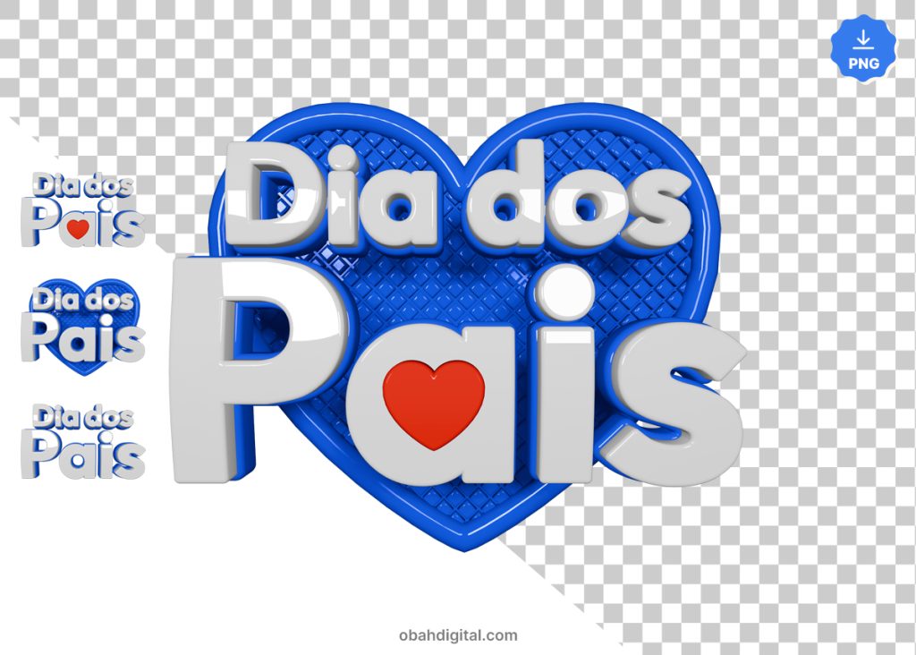 Dia dos Pais Selo Varejo 3D