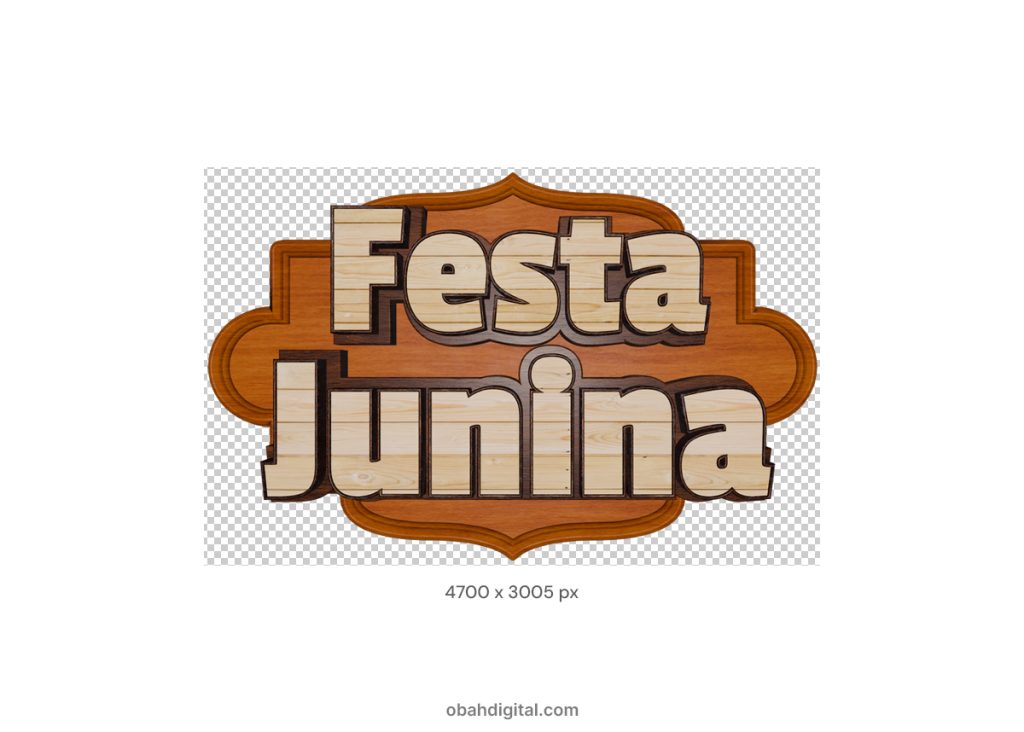 Festa Junina Selo Varejo 3D