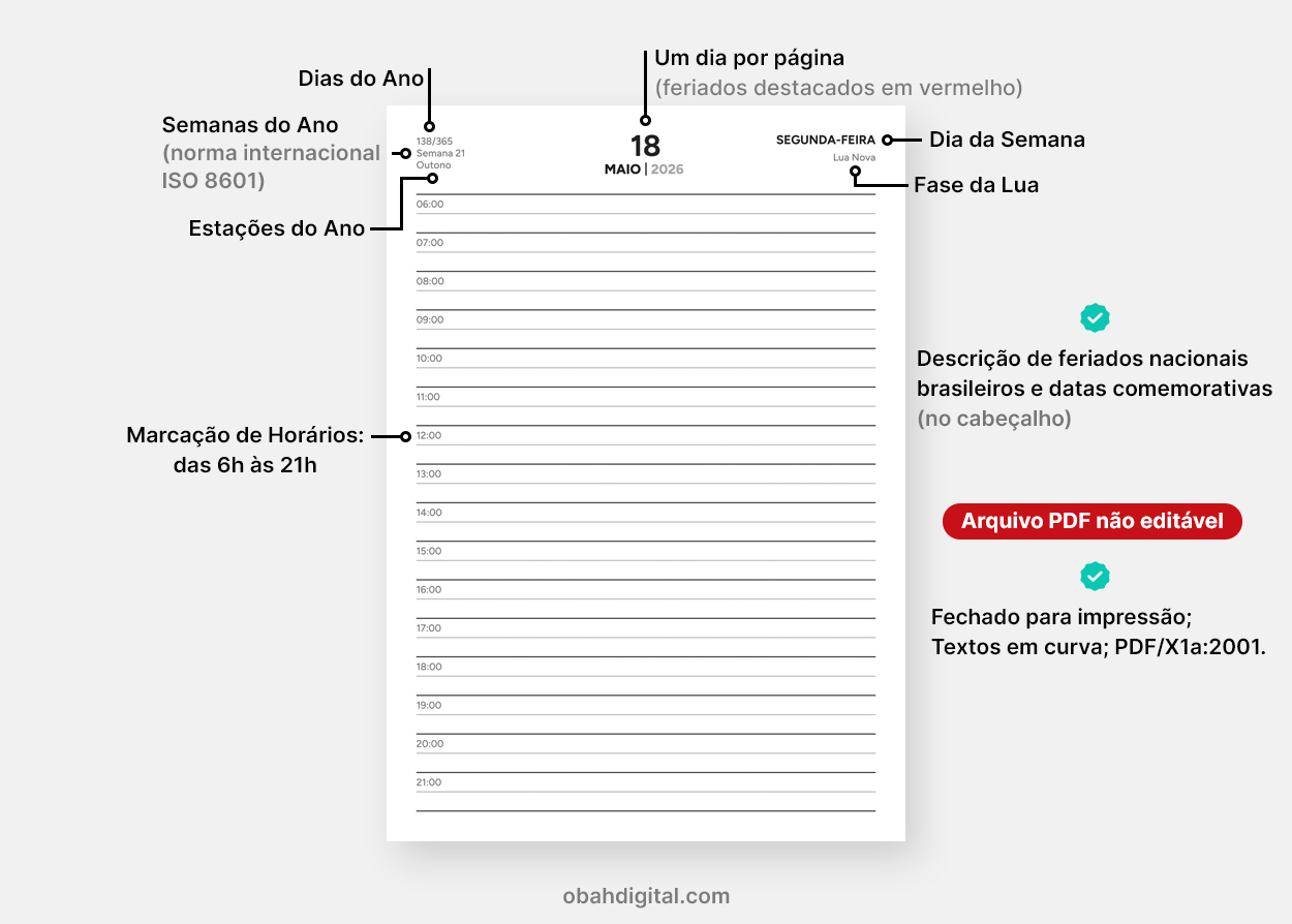 Miolo de Agenda Executiva 2026 A5 1DPP 365 dias para imprimir