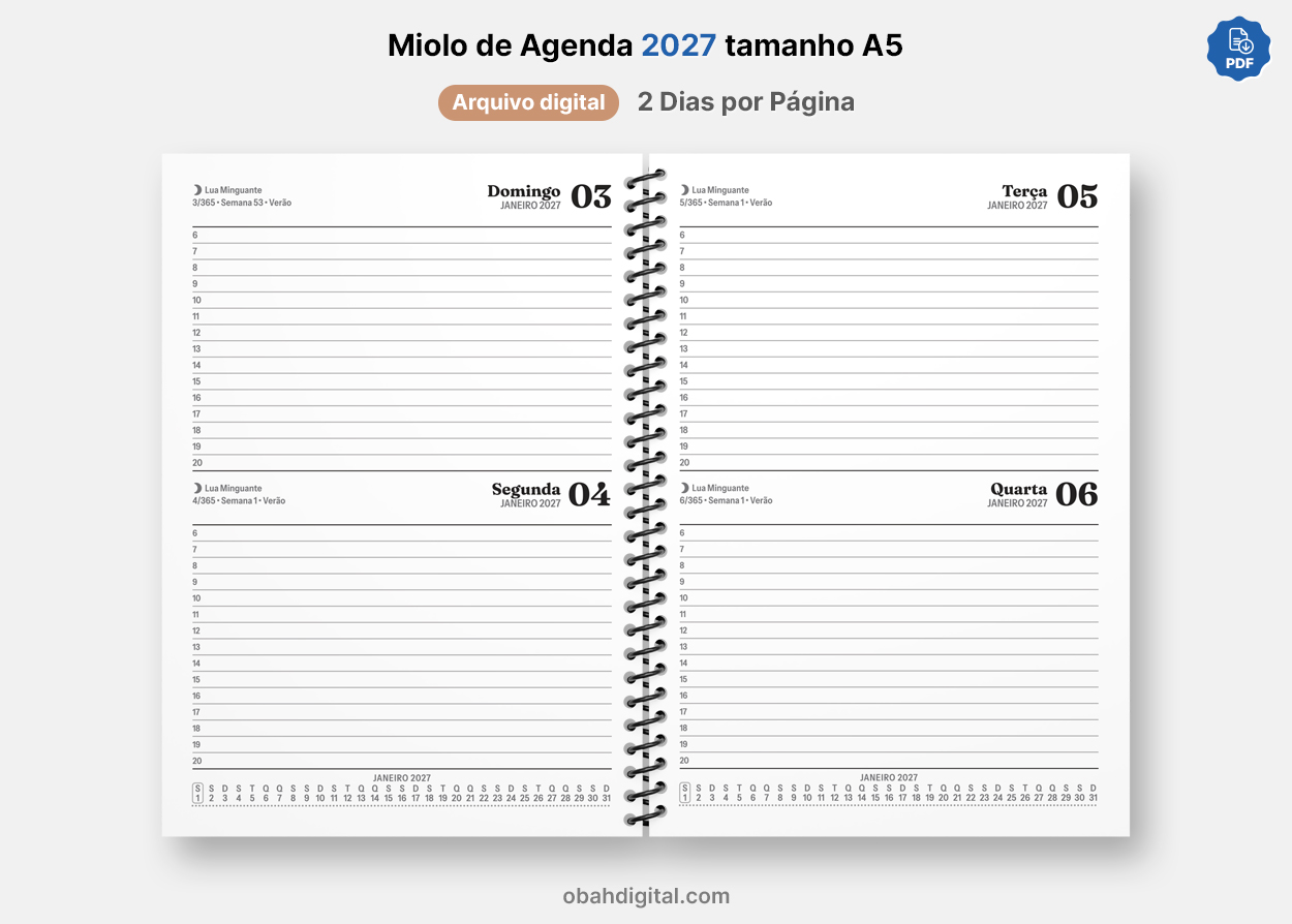 Arquivo Digital Miolo de Agenda 2027 2DPP A5 imprimir